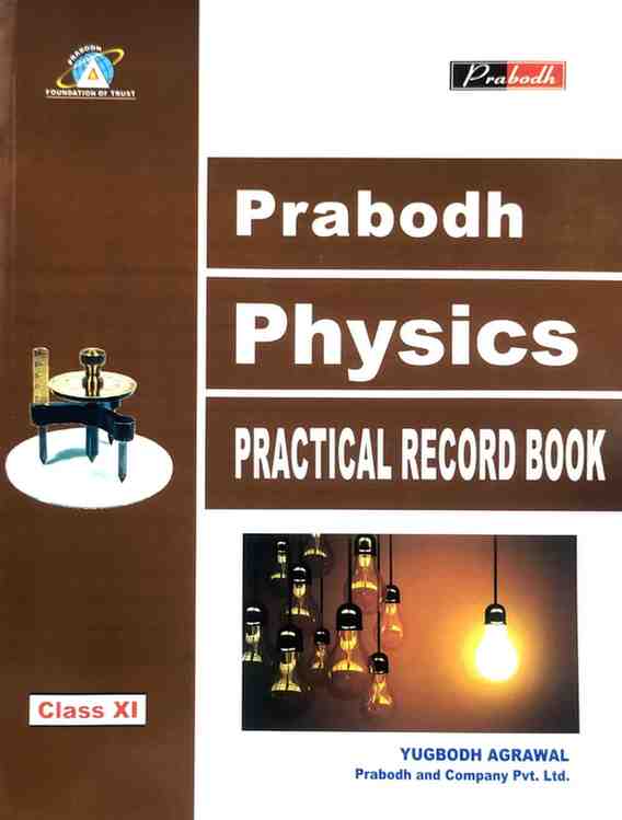 Prabodh Physics Practical Record Book Class 11 CG Board | English Medium | Lab Manual For 2027 Exam