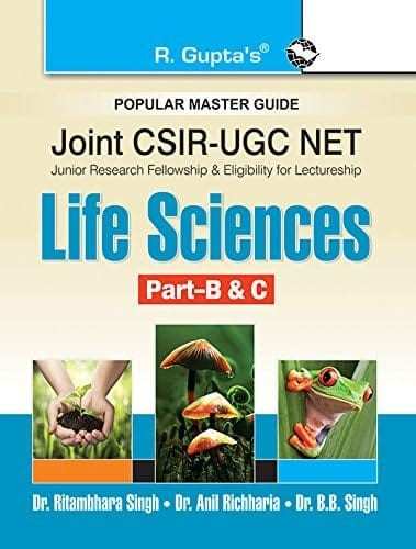 2026 Joint CSIR - UGC NET Life Sciences Part B & C by Dr. Ritambhara Singh, Dr. Anil Richharia, Dr. B.B. Singh | English Medium | Popular Master Guide By R. Gupta's