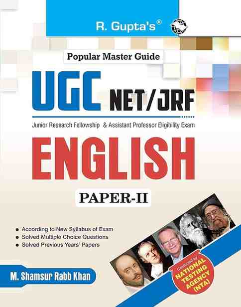 2026 UGC NET/ JRF English Paper 2 by M. Shamsur Rabb Khan | English Medium | Popular Master Guide R. Gupta