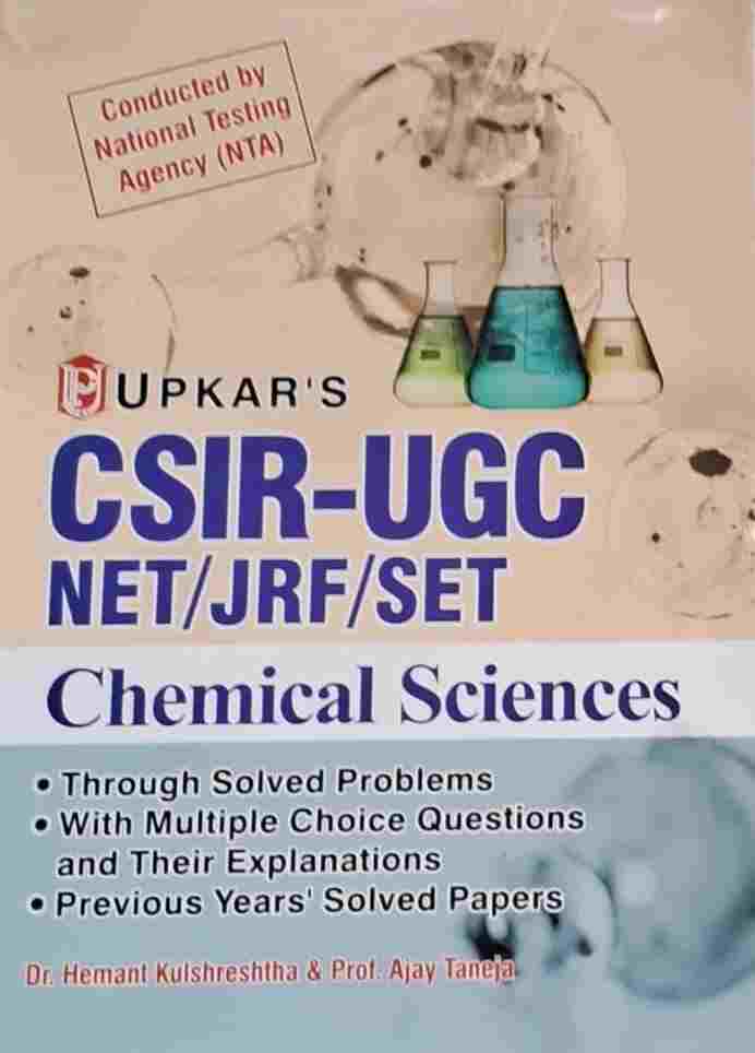 CSIR UGC NET JRF SET Chemical Sciences by Dr. Hemant Kulshreshtha & Prof Ajay Taneja English Medium 2026-27 |  Upkar Publication