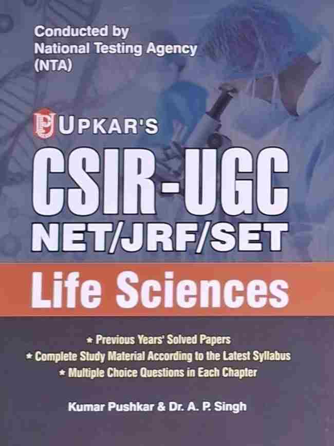 CSIR UGC NET JRF SET Life Sciences by Kumar Pushkar & Dr. A. P. Singh English Medium 2026-27 |  Upkar Publication