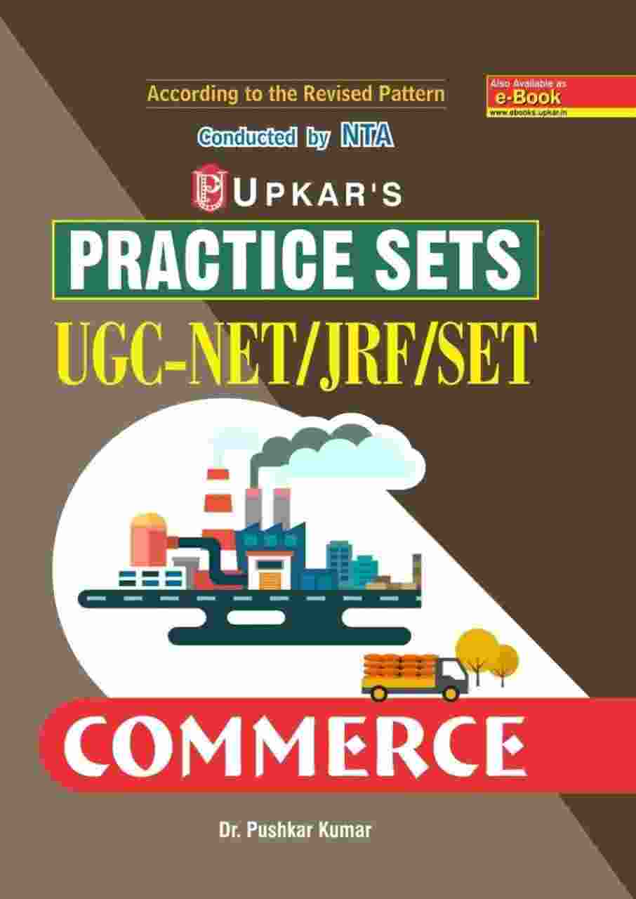 UGC NET JRF SET Commerce Practice Sets by Dr. Pushkar Kumar English Medium 2026-27 NTA | Upkar Publication