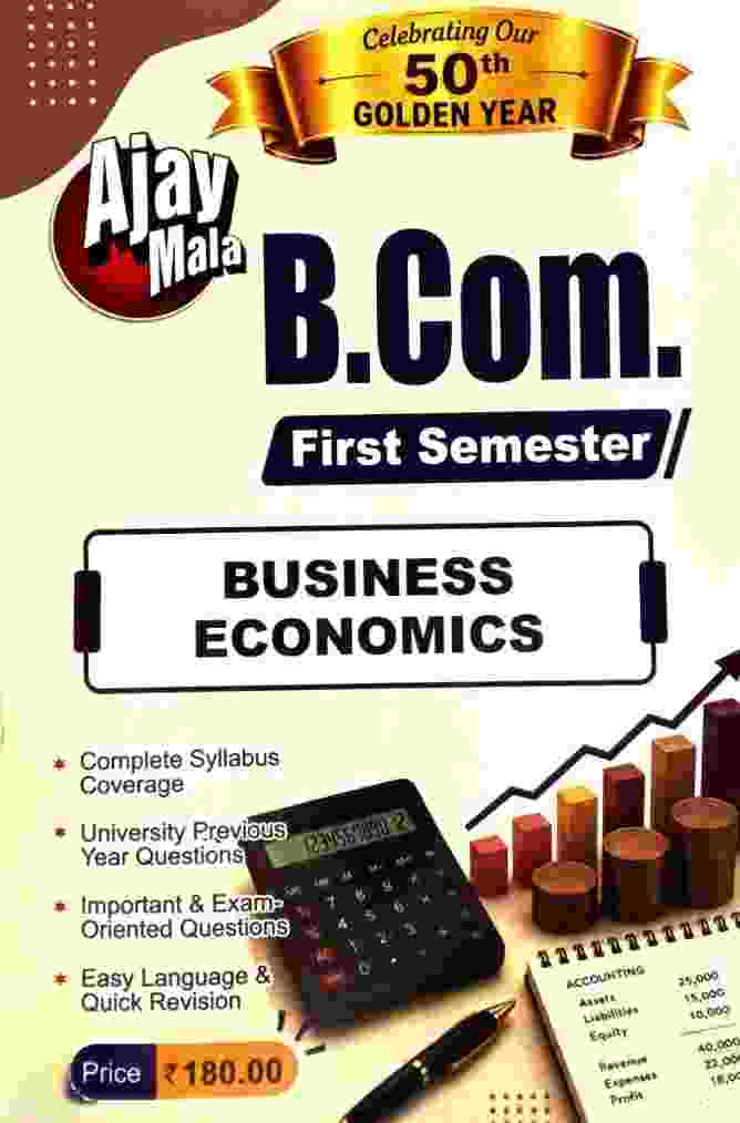 Ajay Mala B.Com First Semester Business Economics | 2026-27 English Medium | CG University