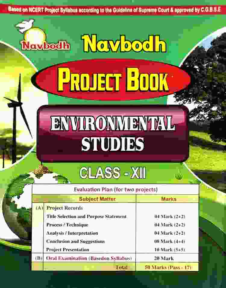 Navbodh Class 12 Environmental Studies Project Book C.G. Board 2027 English Medium