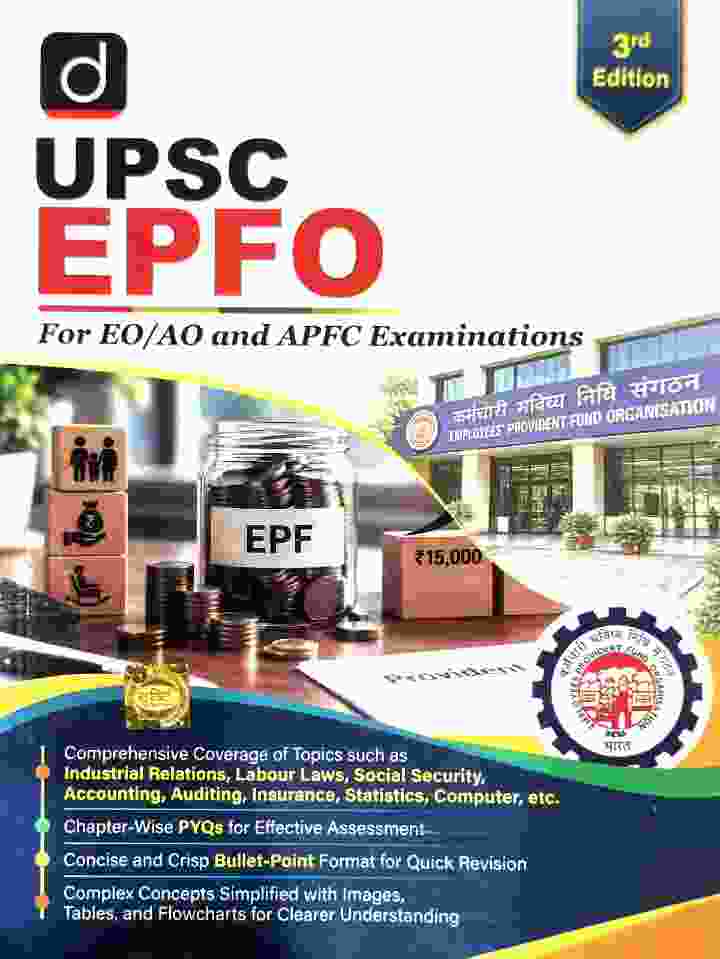 2026 Drishti UPSC EPFO For EO/AO and APFC Examinations - 3rd Edition - Complete Guide
