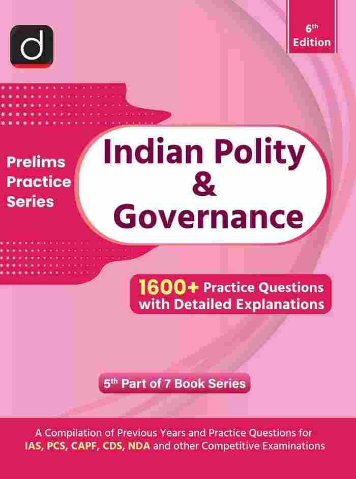 DRISHTI IAS Indian Polity & Governance, Prelims Practice Series 6th Edition, English Medium for UPSC, CGPSC & State Exams 2026-27