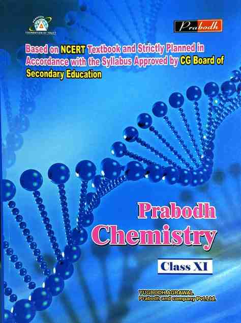 Prabodh Chemistry Textbook for class 11 CG BOARD Exam 2026 English Medium